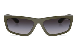Prada Linea Rossa Rectangle Sunglasses in Green – Product Photo 1