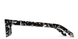 Shop OFF WHITE Warren Unisex Rectangle Sunglasses in Black Havana online.