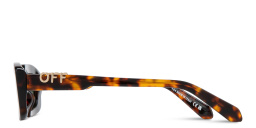 Shop OFF WHITE Renton Unisex Rectangle Sunglasses in Havana online.