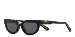 OFF WHITE Sparks Unisex Cat-Eye Sunglasses in Black – Product Photo 2
