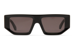 Shop OFF WHITE Vancouver Unisex Square Sunglasses in Black online.