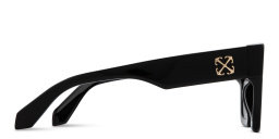 Shop OFF WHITE Jackson Unisex Square Sunglasses in Black online.