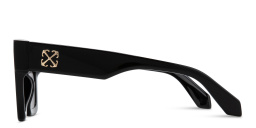 Shop OFF WHITE Jackson Unisex Square Sunglasses in Black online.