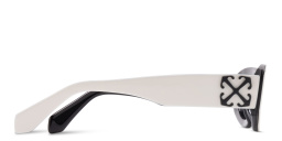 OFF WHITE Orlando Unisex Oval Sunglasses in White – Product Photo 3