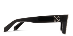 Shop OFF WHITE Virgil Unisex Square Sunglasses in Black online.