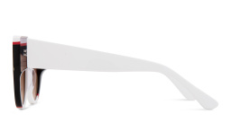 Shop THIERRY LASRY Murdery Cat-Eye Sunglasses in White online.