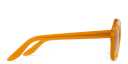 Shop LAPIMA Isabel Square Sunglasses in Yellow online.