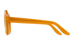 Shop LAPIMA Isabel Square Sunglasses in Yellow online.