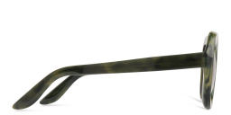 Shop LAPIMA Isabel Square Sunglasses in Green online.
