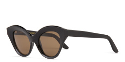 Shop LAPIMA Manuela Cat-Eye Sunglasses in Black online.