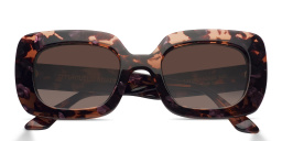 Shop Emmanuelle Khanh Pamela square Sunglasses in Pink online.