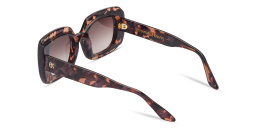 Shop Emmanuelle Khanh Pamela square Sunglasses in Pink online.