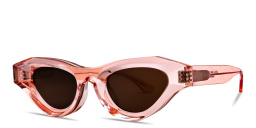 Shop THIERRY LASRY Jaya Cat-Eye Sunglasses in Pink online.