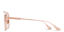 Shop ANNA KARIN KARLSSON Le Boss Limited Edition Unisex Aviator Sunglasses in Rose Gold online.