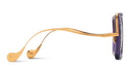 تسوق نظارات شمسية بيمينج سكاي ليميتيد إيديشن بإطار مربّع كبير أنا كارين كارلسون بلون أرجواني أونلاين.