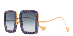 Shop ANNA KARIN KARLSSON Beaming Sky Limited Edition Oversized Square Sunglasses in Purple online.