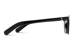 Shop MONTBLANC Snowcap Square Sunglasses in Black online.