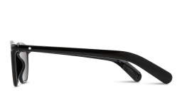 Shop MONTBLANC Snowcap Square Sunglasses in Black online.