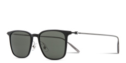 MONTBLANC Snowcap Square Sunglasses in Black – Product Photo 2