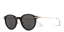 Shop MONTBLANC Nib Panthos Sunglasses in Black online.