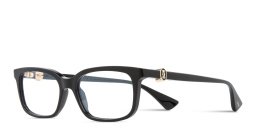 Cartier Signature C de Cartier Rectangle Eyeglasses in Black – Product Photo 2