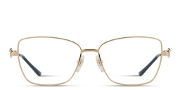 Shop Cartier Panthère de Cartier Wide Cat-Eye Eyeglasses in Gold online.