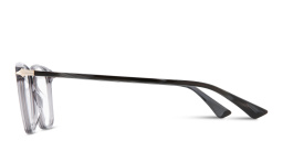 Shop MONTBLANC Nib Square Eyeglasses in Grey online.