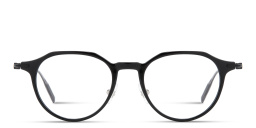 Shop MONTBLANC Snowcap Panthos Eyeglasses in Black online.