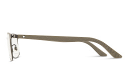 Shop MONTBLANC Snowcap Rectangle Eyeglasses in Matte Gunmetal online.