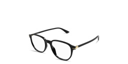 نظارات طبية مربّعة بشعار الريشة الخاصة بالأقلام من مونت بلانك بلون أسود - صورة المنتج 2