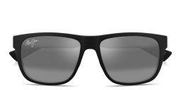 Shop Maui Jim Puakea Square Sunglasses in Black online.