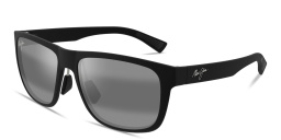 Shop Maui Jim Puakea Square Sunglasses in Black online.
