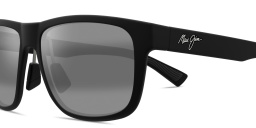 Shop Maui Jim Puakea Square Sunglasses in Black online.