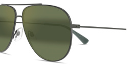 Shop Maui Jim Hau‘oli Pilot Sunglasses in Silver online.