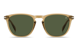 DAVID BECKHAM Talisman Square Sunglasses in Yellow – Product Photo 1