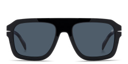 تسوق نظارات شمسية مسطّحة بإطار مربّع ديفيد بيكهام بلون أسود أونلاين.