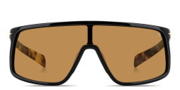 DAVID BECKHAM Talisman Wide Mask Sunglasses in Black – Product Photo 1