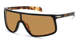 DAVID BECKHAM Talisman Wide Mask Sunglasses in Black – Product Photo 2