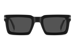 DAVID BECKHAM Talisman Rectangle Sunglasses in Black – Product Photo 1