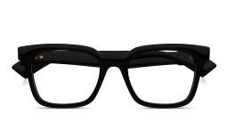 Shop GUCCI GG Square Eyeglasses in Black online.