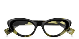Shop GUCCI GUCCI Re-Ace Collection Cat-Eye Eyeglasses in Black online.
