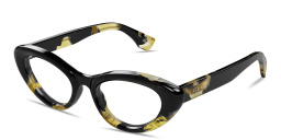 Shop GUCCI GUCCI Re-Ace Collection Cat-Eye Eyeglasses in Black online.