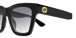 GUCCI GG Cat-Eye Sunglasses in Black – Product Photo 3
