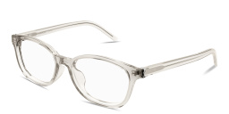SAINT LAURENT Monogram Hinge Square Eyeglasses in Beige – Product Photo 2