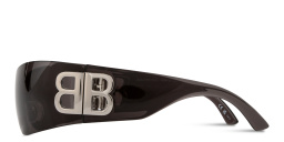 BALENCIAGA Bossy Wide Mask Sunglasses in Grey – Product Photo 4
