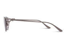 Shop BOTTEGA VENETA Knot Cat-Eye Sunglasses in Gunmetal online.