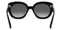 CELINE CELINE 3 Dots Black Butterfly Sunglasses in Black – Product Photo 4