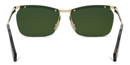 Shop CELINE Metal Gold Irregular Sunglasses in Gold online.