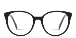 Shop CELINE CELINE Thin Round Eyeglasses in Shiny Black online.