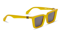 OFF WHITE Dalton Unisex Rectangle Sunglasses in Yellow – Product Photo 2